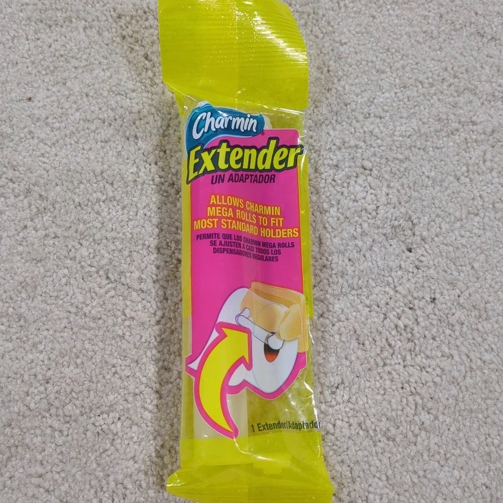 Charmin Toilet Paper Extender Adapter Mega Roll Fits Most Standard Holders NIP